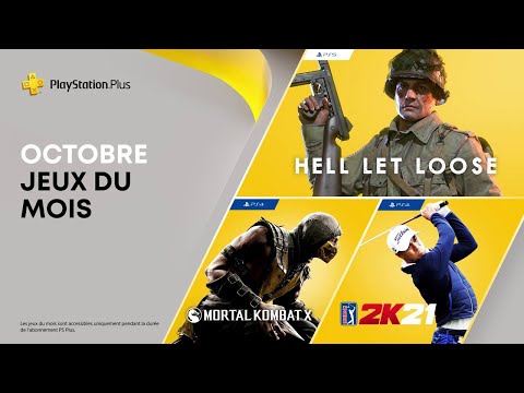 PlayStation Plus | Octobre 2021 | Hell Let Loose, Mortal Kombat X et PGA Tour 2K21