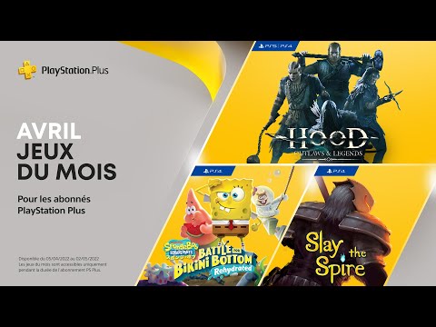 PlayStation Plus - Avril 2022 - Hood: Outlaws & Legends, SpongeBob SquarePants, Slay the Spire