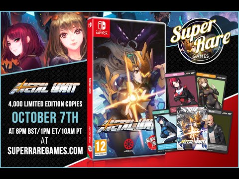 Metal Unit 🦾 Nintendo Switch trailer 🤘 Super Rare Games