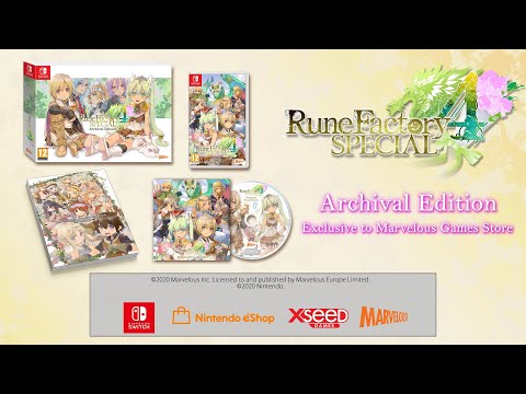 Rune Factory 4 Special - Release Date Trailer [NINTENDO SWITCH]