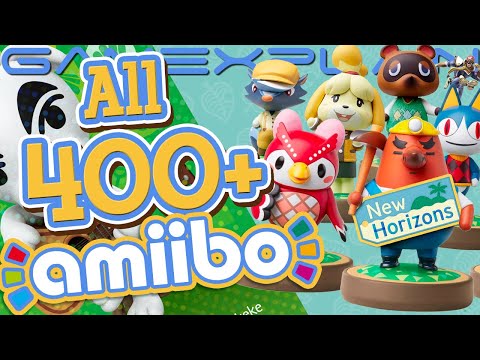 Scanning All 400+ Amiibo in Animal Crossing: New Horizons!