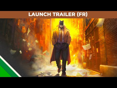 Blacksad: Under the Skin | Trailer de lancement FR | Microids, Pendulo Studios & YS Interactive