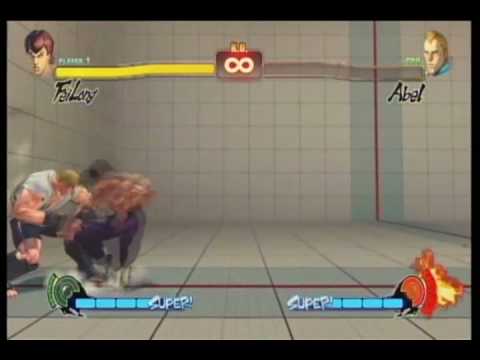 Fei Long's infinite loop against Seth and Abel, Street Fighter 4