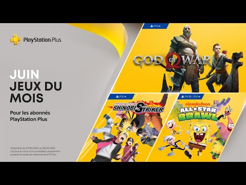 PlayStation Plus - Juin 2022 - God of War, Naruto to Boruto et Nickelodeon All-Star Brawl