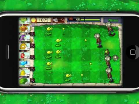 Plants vs. Zombies for iPhone Game Trailer - Game Launches 2/15!