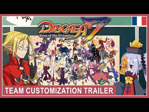 Disgaea 7: Vows of the Virtueless - Team Customization Trailer (Switch, PS4, PS5, Steam) (EU - FR)