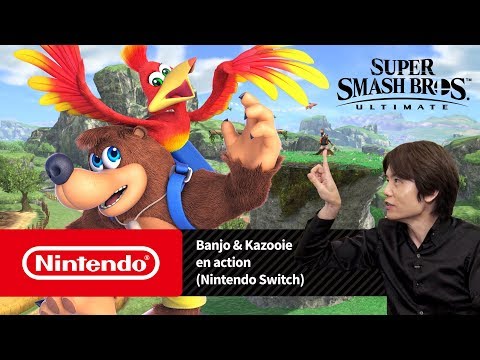 Super Smash Bros. Ultimate - Banjo & Kazooie en action (Nintendo Switch)