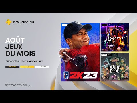 PlayStation Plus - Août 2023 - PGA Tour 2K23, Dreams et Death’s Door