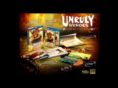 UNRULY HEROES Trailer EDITION COLLECTOR Nintendo Switch & PlayStation 4