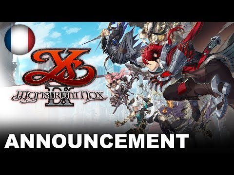 Ys IX: Monstrum Nox - Announcement Trailer (PS4, Nintendo Switch, PC) (EU - French)