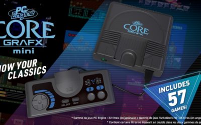 Sept nouveaux jeux annoncés pour la PC Engine CoreGrafx mini