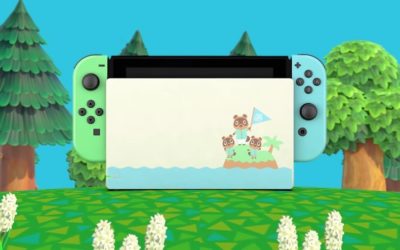 Une Switch aux couleurs d’Animal Crossing et des accessoires