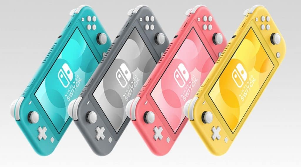 Switch Lite 4 Couleurs