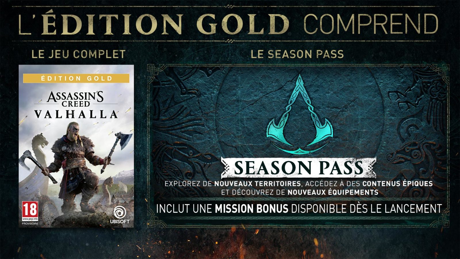 [bon Plan] Assassin S Creed Valhalla Xbox One Ps4 Edition Limitée Drakkar Gold