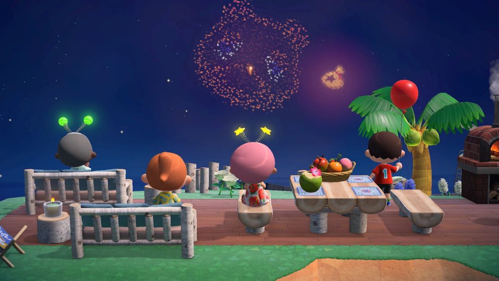 Animal Crossing New Horizons Feux Artifice