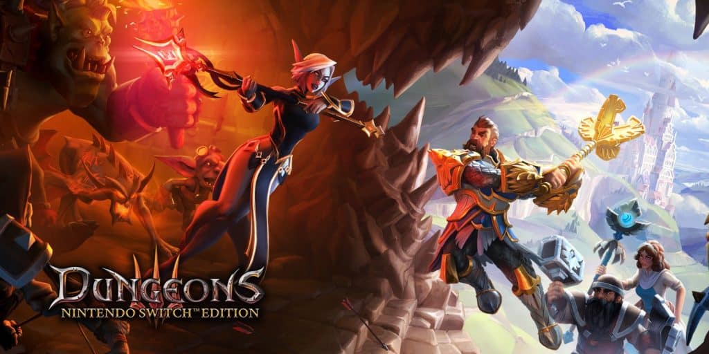 Dungeons 3 Nintendo Switch Edition Keyart