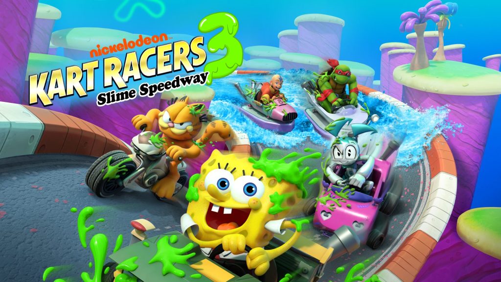 Nickelodeon Kart Racers 3 Slime Speedway Keyart