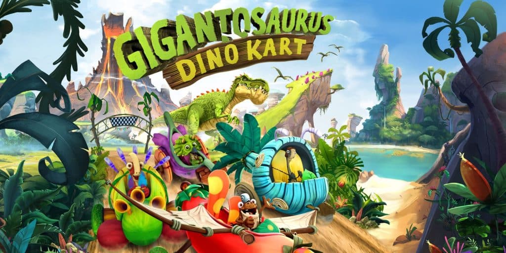 Gigantosaurus Dino Kart Keyart