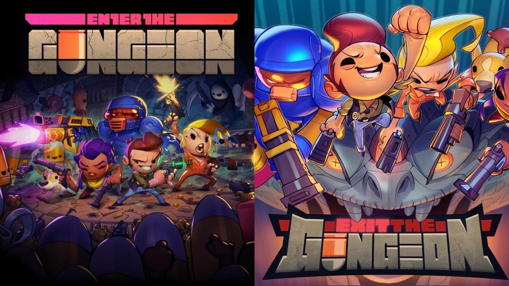 Enter Exit The Gungeon Keyart