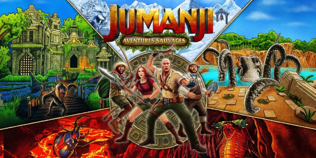 Jumanji Aventures Sauvages Keyart