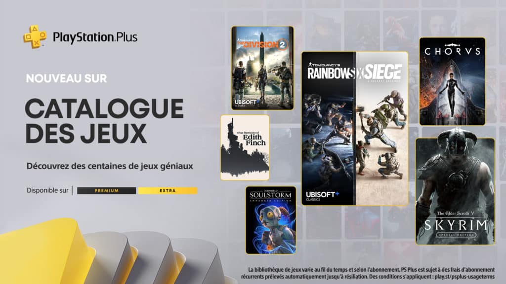 Playstation Plus 2022 Novembre Extra Premium