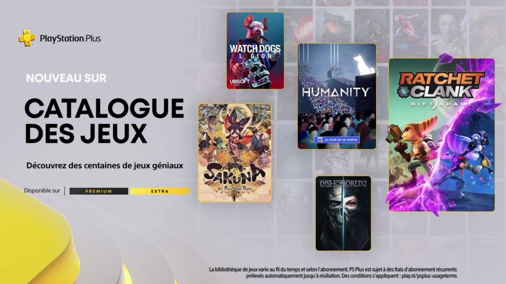 Playstation Plus 2023 Mai Extra Premium