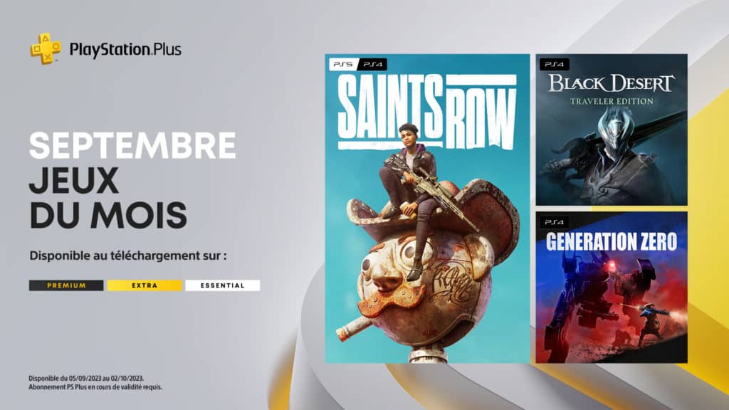 Playstation Plus 2023 Septembre