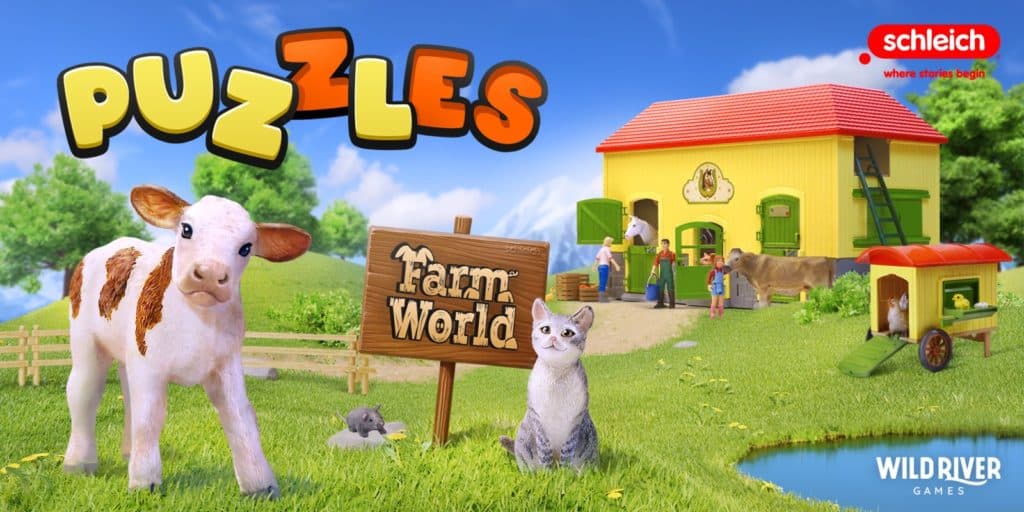 Schleich Puzzles Farm World