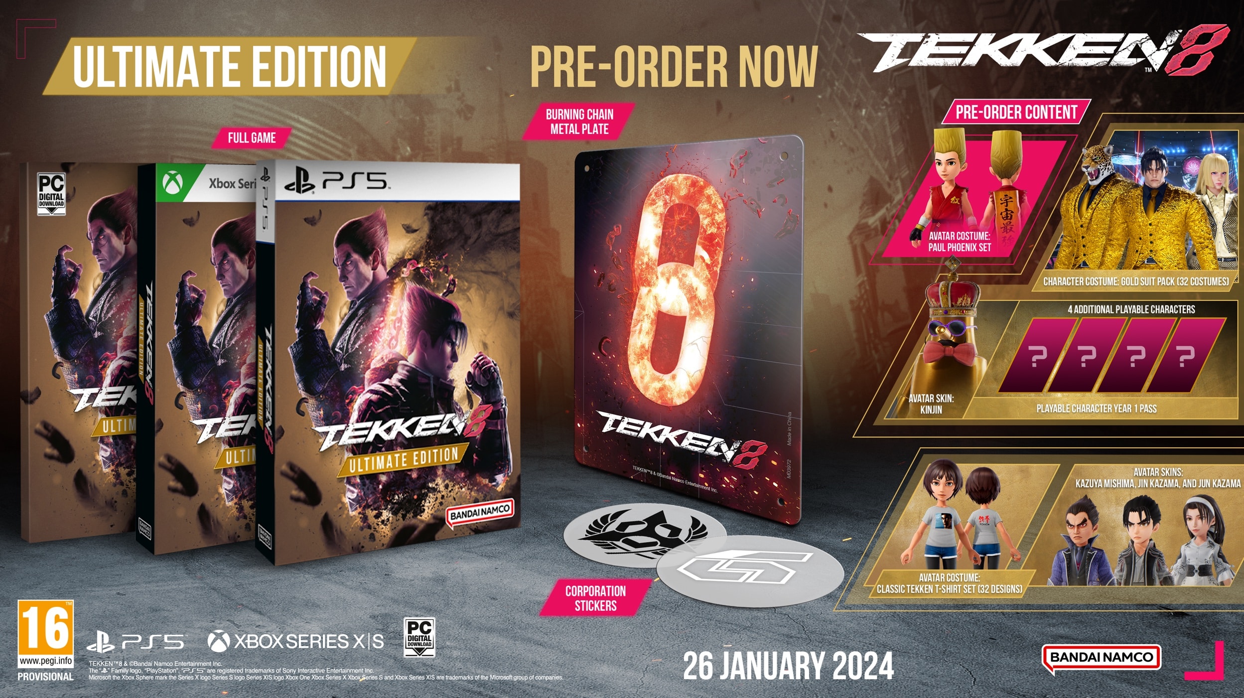 [Préco] Tekken 8 - Edition Ultimate (Xbox Series X, PS5) à 119,99 ...