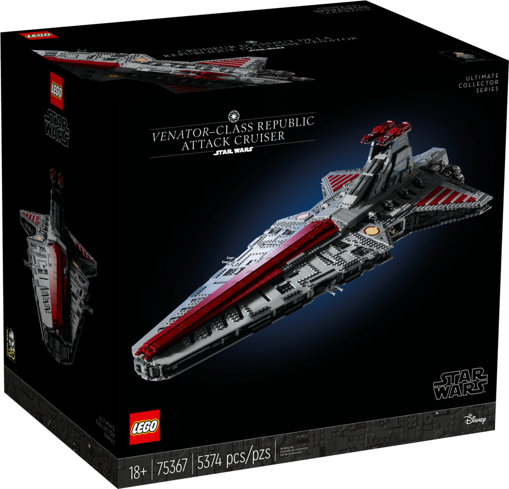 Lego Star Wars Ucs Le Croiseur Dassaut De Classe Venator De La Republique Pack