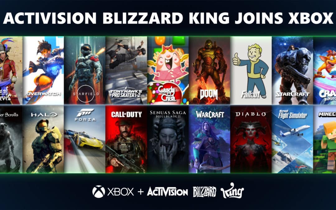 Microsoft annonce officiellement la finalisation de l’acquisition d’Activision Blizzard King