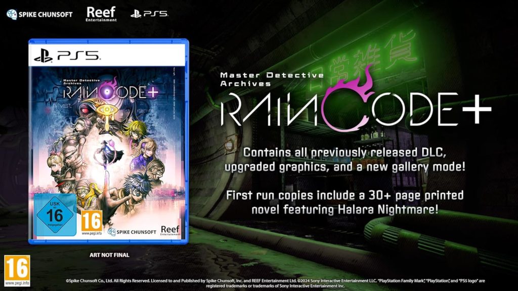 Master Detective Archives Rain Code Plus PS5