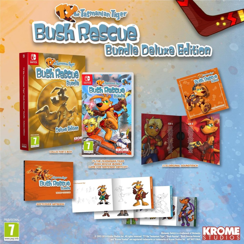 Ty The Tasmanian Tiger Bush Rescue Bundle Edition Deluxe Switch