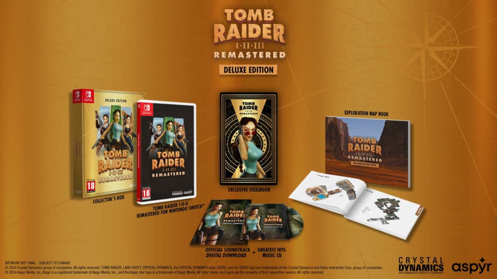 Tomb Raider I Iii Remastered Edition Deluxe Switch