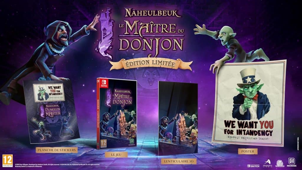 Le Maitre Du Donjon De Naheulbeuk Edition Limitee Switch