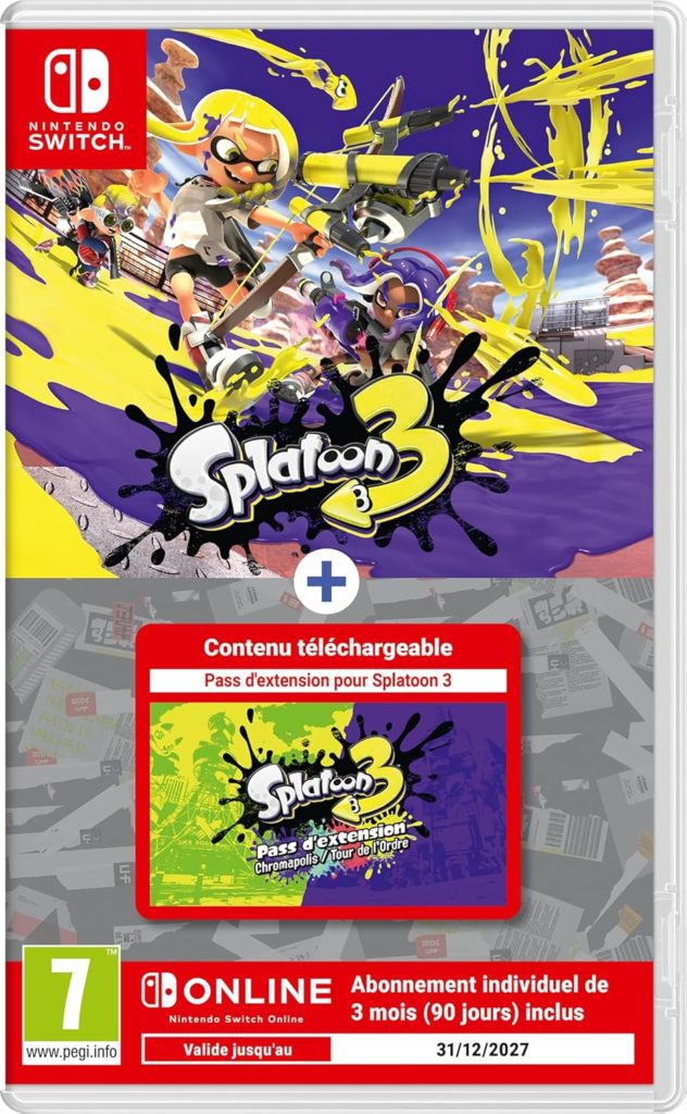 Splatoon 3 Pass Dextension Nso Switch