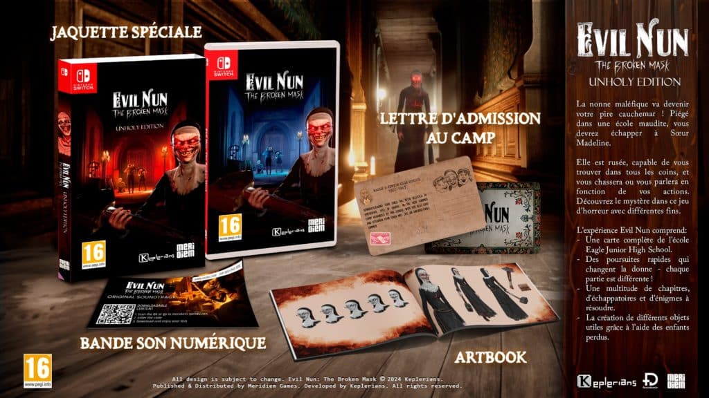 Evil Nun The Broken Mask Unholy Edition Switch