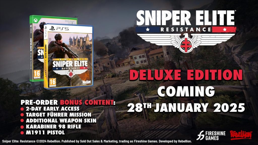 Sniper Elite Resistance Edition Deluxe