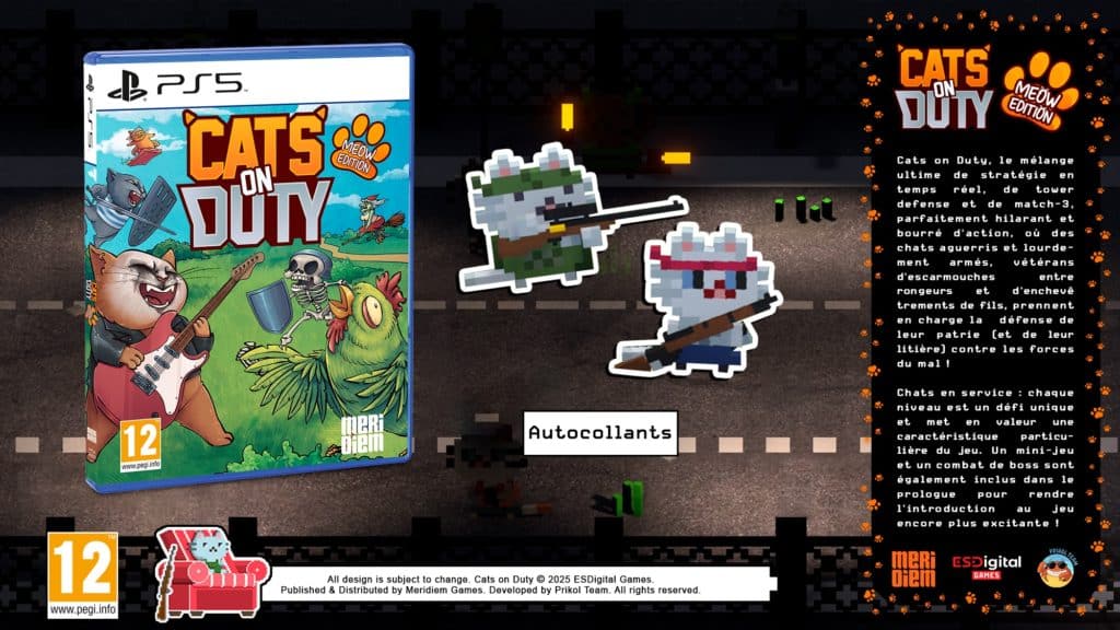 Cats On Duty Meow Edition PS5