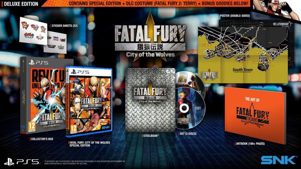 Fatal Fury City Of The Wolves Deluxe Edition